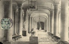 Sitio del castillo de Compiegne de la POSTAL de la VENDIMIA de las columnas