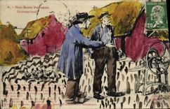 CPA Nos Bons Paysans La pompe inutile Folklore 