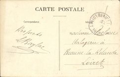 VINTAGE POSTCARD Dimensions of the English Channel the Sea Wind D Western