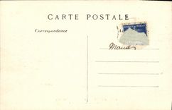 VINTAGE POSTCARD Paris the Museum of Luxembourg the Room of Sculpture