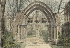 CPA Paris Musee de Cluny Porte Xlll e Siecle