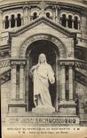 CPA Basilique du Sacre Coeur de Montmartre V N Statue du Sacre Coeur par Michel