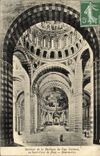 VINTAGE POSTCARD Interior of the Basilica of the National Wish to the Sacring Heart of Jesus Montmartre