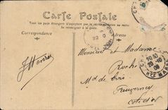 VINTAGE POSTCARD Chaumont L Town hall