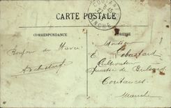 POSTAL Le Havre de la VENDIMIA el ataque frontal de la bolsa de accion