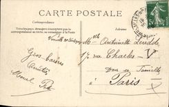 VINTAGE POSTCARD Park of Versailles L Gone of Marmousets