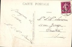 VINTAGE POSTCARD Cosne on the Loire Edges of the Loire