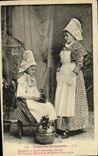 VINTAGE POSTCARD Norman Costumes EFmmes Folklore