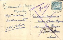 La POSTAL Normandia Pittoresque de la VENDIMIA quisiera que usted vaya abajo y que no subiera en las barreras de Enfants