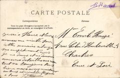 CPA La Normandie Types Of Costumes le celebre Marc de Pomme Folklore