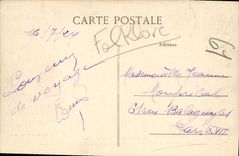 CPA A travers la Normandie Types et costumes anciens Une noce en pays d Auge Folklore 