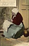 VINTAGE POSTCARD Picturesque Normandy Woman Folklore