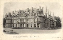 CPA Chateau d Esclimont Facade Principale