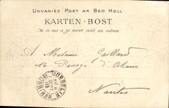 CPA Le Chansonnier breton Theodore Botrel Folklore 