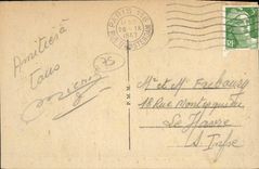 VINTAGE POSTCARD Paris the Bridge with the Exchange and the Caretaker s lodge