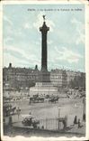 CPA Paris La Bastille et la Colonne de Juillet