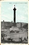 CPA Paris La Bastille et la Colonne de Juillet
