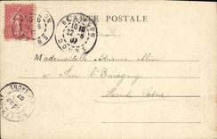 VINTAGE POSTCARD Paris Champs Elysees Petit Palais