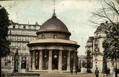 VINTAGE POSTCARD Paris Rotunda of the Park Heap