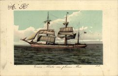 VINTAGE POSTCARD Toris Chechmates one Full Sea Boat