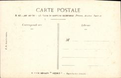 VINTAGE POSTCARD Rescuers Boat