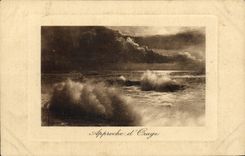 VINTAGE POSTCARD Approach D Storm