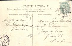 VINTAGE POSTCARD Feue Young lady of Fontainilles Children