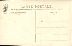 CPA Dans la Falaise Folklore Cheval 
