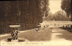 VINTAGE POSTCARD Versailles the Park L Gone of Marmousets