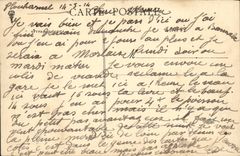 VINTAGE POSTCARD At sea Left D a lifeboat