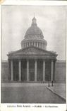 VINTAGE POSTCARD Paris the Pantheon the street Soufflot