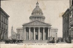 CPA Paris Le Pantheon Eglise Ste Genevieve