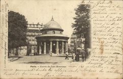 CPA Paris Entree du Parc Monceau