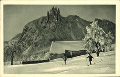 VINTAGE POSTCARD the Three Virgins Saint Nizier Ski