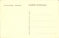 VINTAGE POSTCARD the Three Virgins Saint Nizier Ski