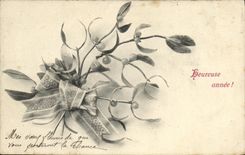 VINTAGE POSTCARD Happy Year GUI