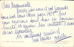 CPA Heureuse Annee Paris Basilique du Sacre Coeur