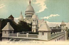CPA Paris Le Sacre Coeur et le Reservoir des Eaux