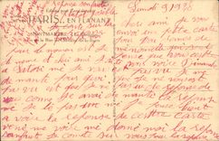 CPA Paris En Flanant Montmartre