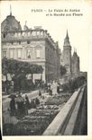 CPA Paris Le Palais de Justice et le Marche aux Fleurs