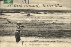 CPA Sur les Bords de L Ocean Femme pecheuse de crevettes 