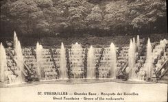 CPA Versailles Grandes Eaux Bosquets de Rocailles 