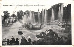 CPA Versailles Le bassin de Neptune grandes eaux