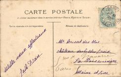 VINTAGE POSTCARD Mise has L Water D a Fishing boat