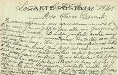 VINTAGE POSTCARD At sea Steamer with the Dimension