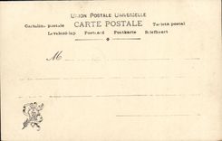 VINTAGE POSTCARD Small fishing boats Marootte de Quivieres