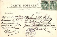 VINTAGE POSTCARD Dimensions of France On the Strike Woman sinned