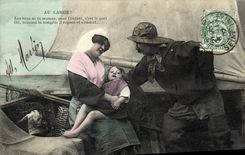 CPA Au Large Pecheur Enfant