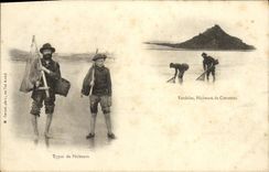 CPA Types De Pecheurs Verdelet Pecheurs de crevettes
