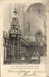 VINTAGE POSTCARD Holy Bertrand De Commingues Stalls of the chorus and episcopal seat